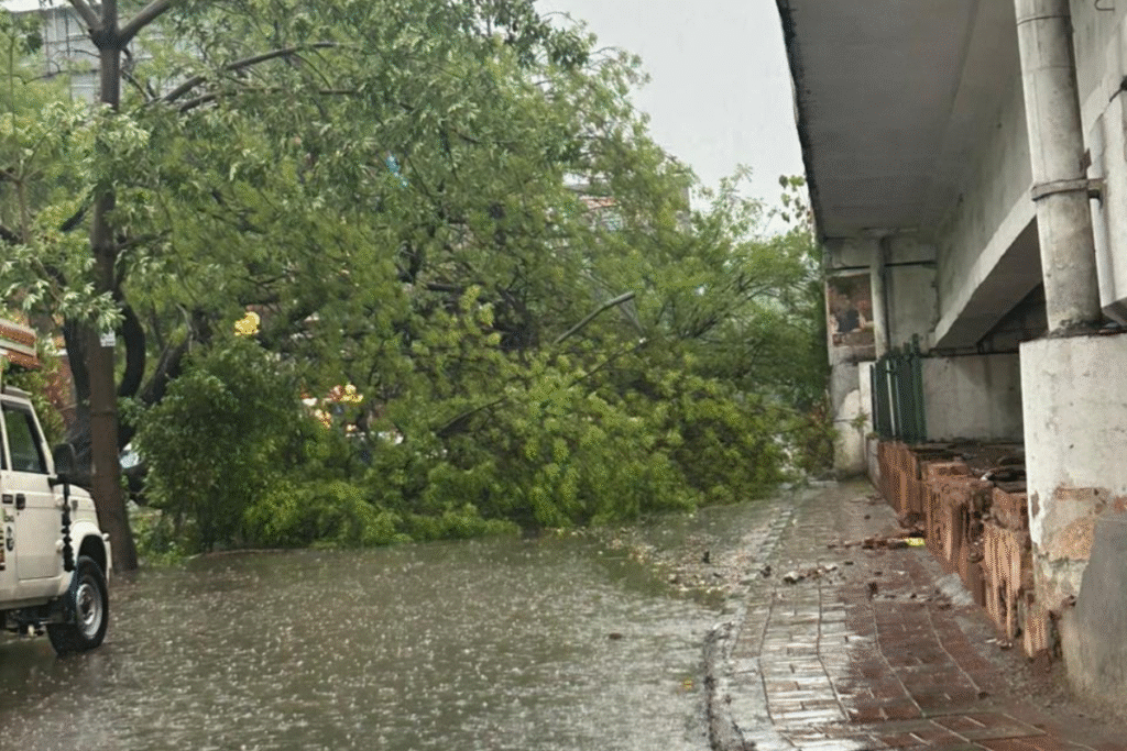 Heavy rain in Delhi-NCR: 4 dead, flights disrupted, red alert issued